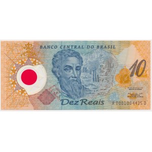 Brazil, 10 Reais (2000) - polymer - in folder