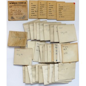 Münzbriefumschläge aus einer alten Sammlung