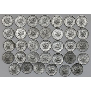 5 groszy 1958-1971 - mennicze - zestaw (34szt)