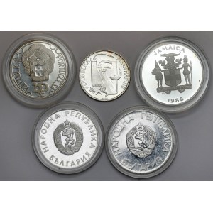 Summer Olympics 1988 Seoul - silver coins (5pcs)