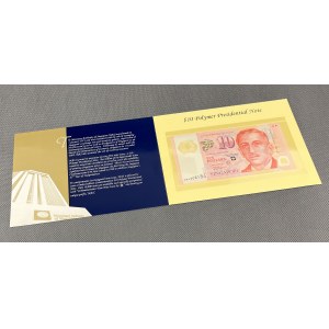 Singapore, 10 Dollars (2005) - polymer - in folder