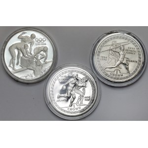 1996 Summer Olympics Atlanta, coin set (3pcs)