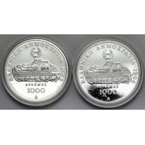 Letnie Igrzyska Olimpijskie 1996 Atlanta - 1.000 drachmai Grecja (2szt)