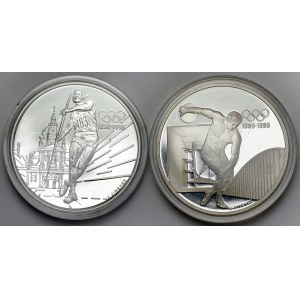 Olympische Sommerspiele 1996 Atlanta - 100 Francs 1994 Frankreich (2Stück)