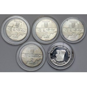 Letnie Igrzyska Olimpijskie 2000 Sydney - zestaw monet (5szt)