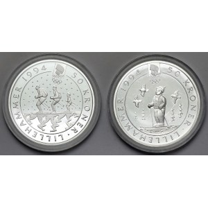 Zimowe Igrzyska Olimpijskie 1994 Lillehammer - 50 kroner 1994 Norwegia (2szt)