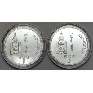 Olimpiada 1998 i 2000 - 500 togrog Mongolia (2szt)