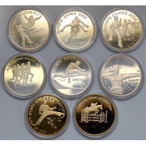 Sports - North Korea, coin set (8pcs)
