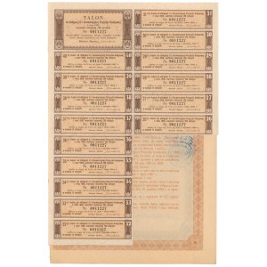 5% Conversion Fire. Railroad 1926, Bond for 120 zloty