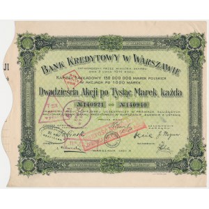 Bank Kredytowy w Warszawie, Em.6, 20x 1.000 mkp