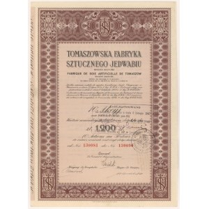 Kunstseidenfabrik Tomaszów, 10x £120