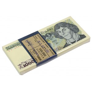 Paczka bankowa 1.000 złotych 1982 - EY