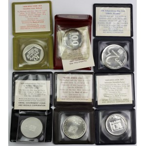 Izrael, zestaw monet srebrnych (6szt)