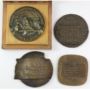 Flax medals PTT, PTM, Metler, Jablonski (4pcs)
