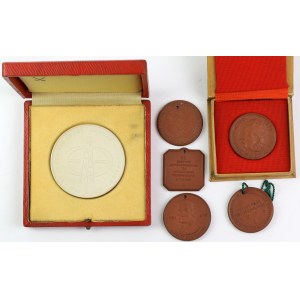 DDR, Meissen - set of porcelain medals (6pcs)
