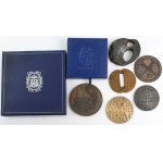 Medale o tematyce krakowskiej, zestaw (8szt)