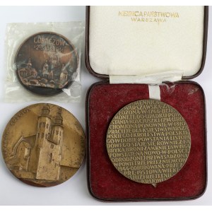 Medals 200 years of MW, Exile and John Paul II (3pcs)