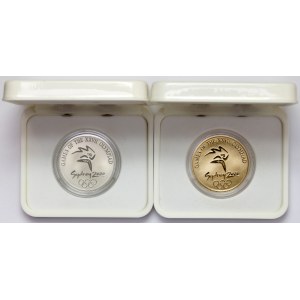 Summer Olympics 2000 Sydney - set of tokens (2pcs)