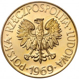 10 Goldprobe 1969 Kościuszko - RARE