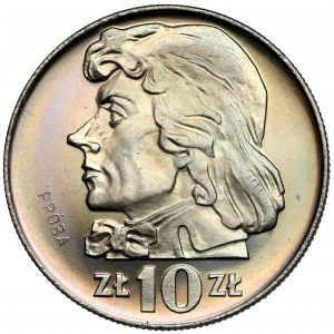 Próba MIEDZIONIKIEL 10 złotych 1970 Kościuszko