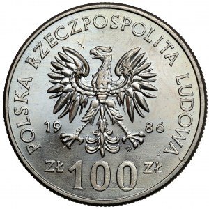 MIEDZIONIKIEL 100 zloty sample 1986 Władysław I Łokietek