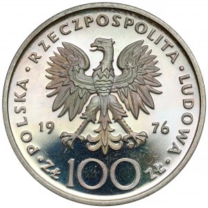 SAMPLE SILVER 100 gold 1976 Kosciuszko - TECHNOLOGY