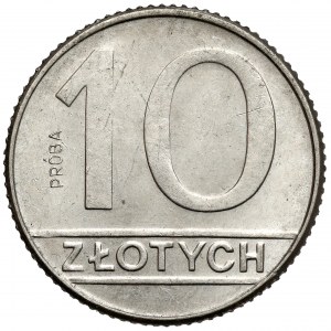 Próba NIKIEL 10 złotych 1989