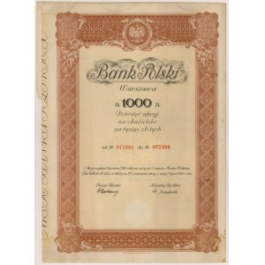 Bank von Polen, Em.3, 10x 100 Zloty 1934