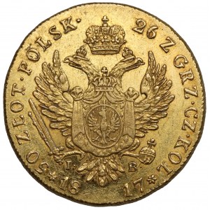 50 polnische Zloty 1817 IB