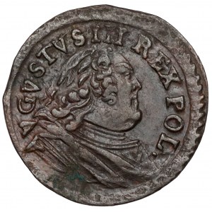 Augustus III Sas, Shellac Gubin 1753 - inverted T