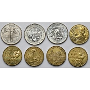 20 tys. i 2 złote 1994-2002 (8szt)