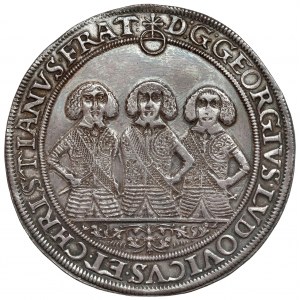 Silesia, Three Brothers, Thaler 1656, Brzeg