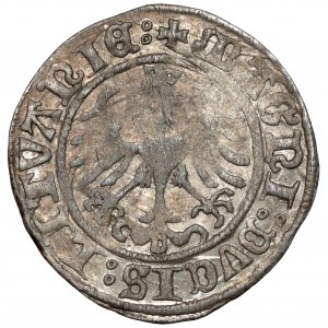 Sigismund I. der Alte, Halber Pfennig Vilnius 1509