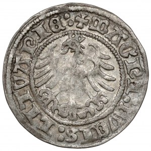 Sigismund I. der Alte, Halber Pfennig Vilnius 1518