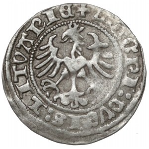 Sigismund I. der Alte, Halber Pfennig Vilnius 1517