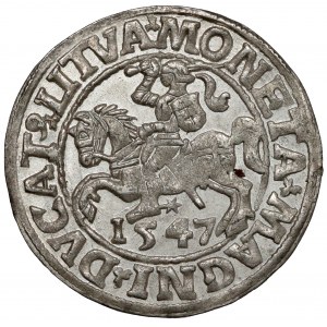 Sigismund II Augustus, Half-penny Vilnius 1547