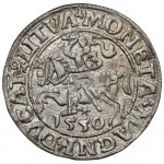 Sigismund II Augustus, Vilnius 1550 halber Pfennig - seltene Sorte