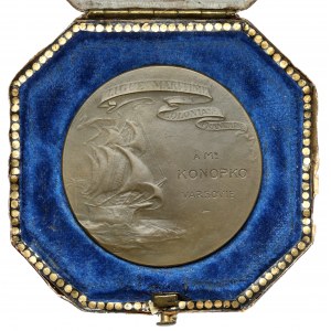 France, Maritime and River League Medal - with dedication to a Pole