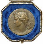 Frankreich, See- und Flussliga-Medaille - mit Widmung an einen Polen