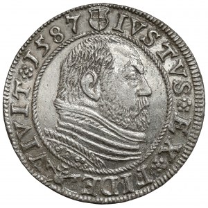 Prussia, George Frederick, Königsberg penny 1587 - rare