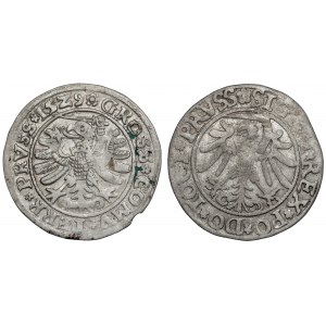 Sigismund I. der Alte, Grosze Toruń 1529 und Elbląg 1535, Satz (2 St.)