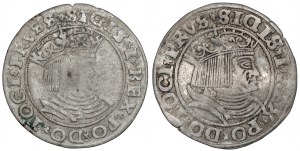 Zygmunt I Stary, Grosze Toruń 1528-1531, zestaw (2szt)