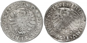 Zygmunt I Stary, Grosze Toruń 1528-1531, zestaw (2szt)