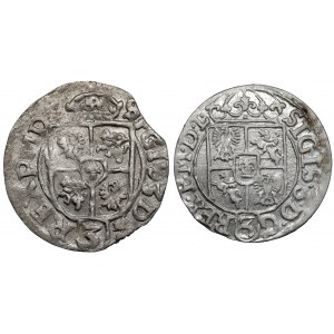 Zygmunt III Waza, Półtorak Bydgoszcz 1614 i 1627, zestaw (2szt)