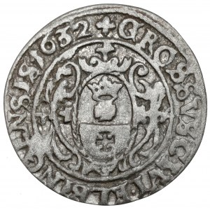 Gustav II Adolf, Elblag 1632 penny - rare year