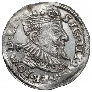Zygmunt III Waza, Trojak Wilno 1593 - Platina - LI