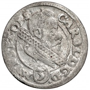 Schlesien, Karl II, 3 krajcars 1614, Olesnica - HT