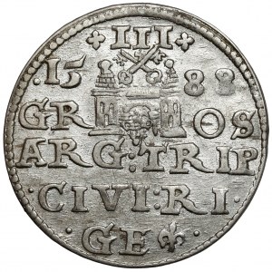 Sigismund III. Vasa, Troika Riga 1588