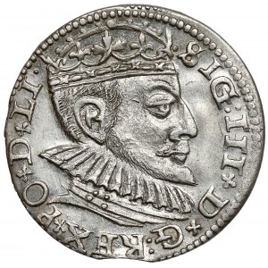 Sigismund III. Vasa, Troika Riga 1590 - großer Kopf