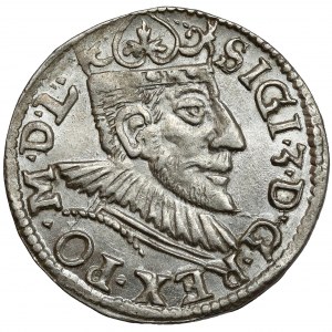 Zygmunt III Waza, Trojak Poznań 1592 - piękny